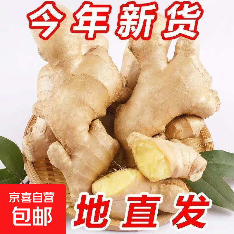【东东农场专供】风干无泥姜正宗生姜大姜水洗黄姜新鲜月子 山东大姜2斤净重1.8