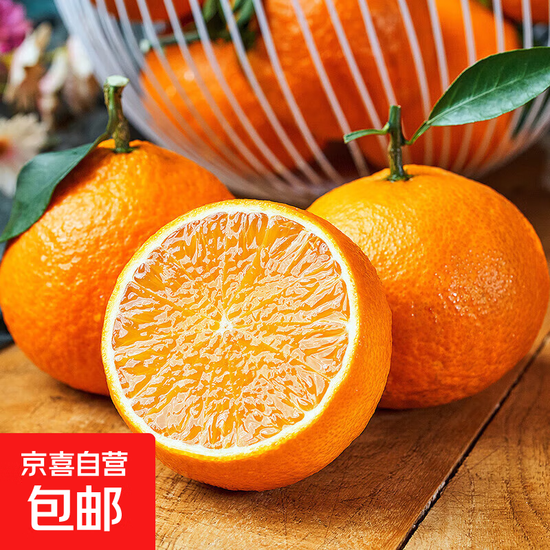 正宗爱媛38号果冻橙  生鲜水果 应季柑橘礼盒 时令水果 源头直发 带箱5斤中果（单果140g-180g） JDL-京东快递、更好更快