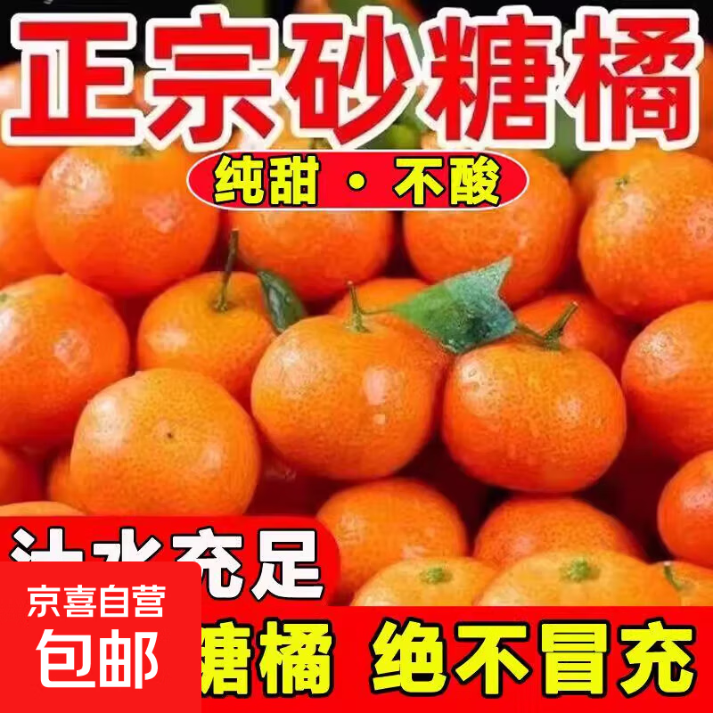正宗广西砂糖橘沙糖桔新鲜水果当季蜜桔桂林橘子贡柑整箱 带箱1斤 小果（30-40mm）