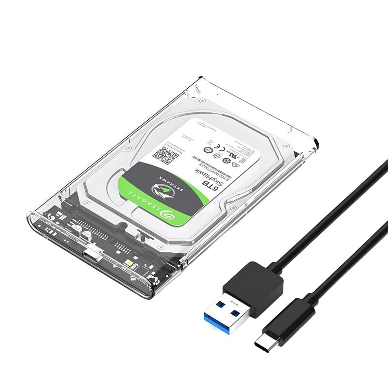 ˶���ƶ�Ӳ�̺�2.5Ӣ��USB3.0 SATA���ڱʼǱ��������ÿǹ�̬��еssdӲ�̺��� ȫ͸�� USB3.1͸���� 15.4Ԫ