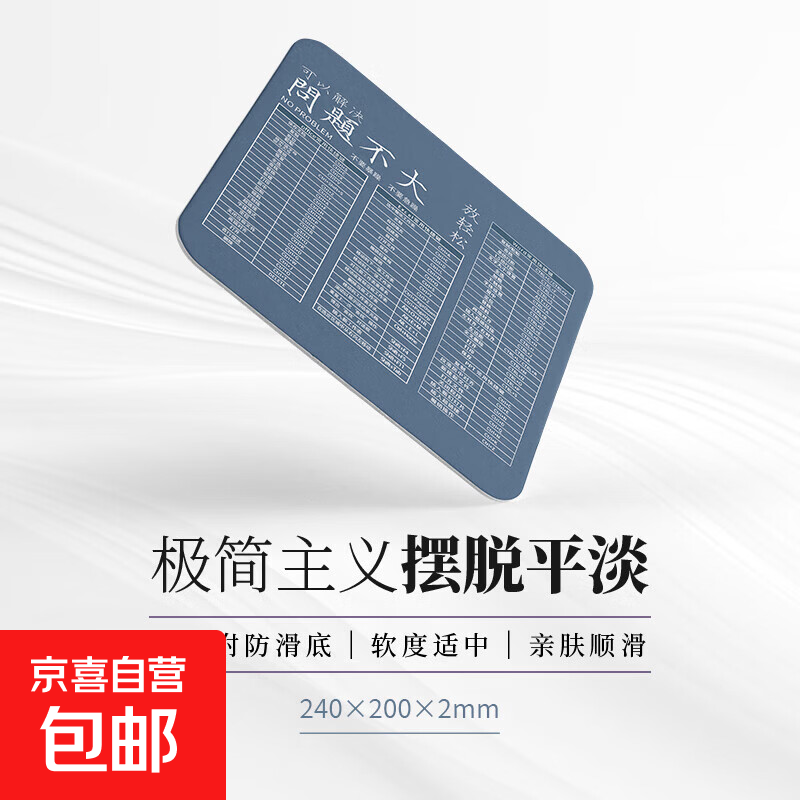 鼠标垫小号办公电脑快捷键cad大全专用快捷键商务笔记本学生垫 搞钱要紧 办公快捷键【活动专享】 【问题不大快捷键】240*200*2mm【锁边】 【1片装】