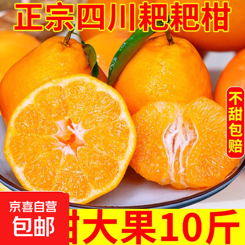 新鲜粑粑柑【多地次日达】香甜多汁清甜爽口当季耙耙柑橘子桔子 带箱2斤【净重1.6斤】特大果85mm+