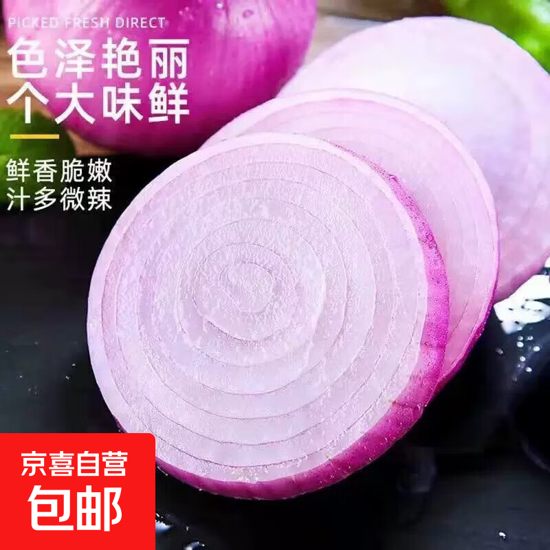 新鲜紫洋葱现挖现发 现挖洋葱 2斤