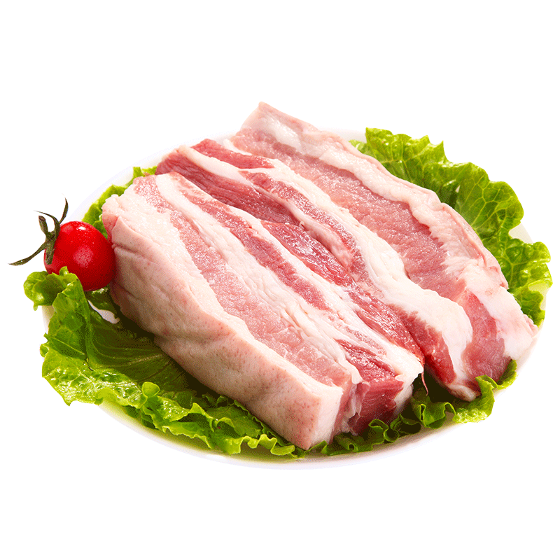 缘琳山 国产土猪五花肉  冷冻新鲜土猪肉 猪肉生鲜 冷鲜肉  粉蒸肉食材 T7土五花肉4斤