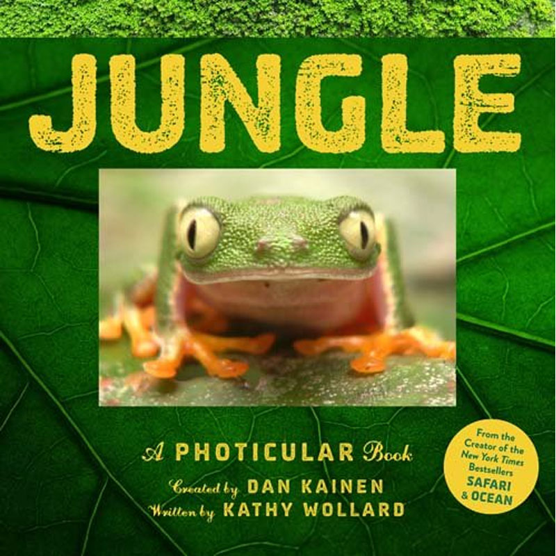 现货 jungle: a photicular book 丛林 英文原版 3d光与影视觉动画 会