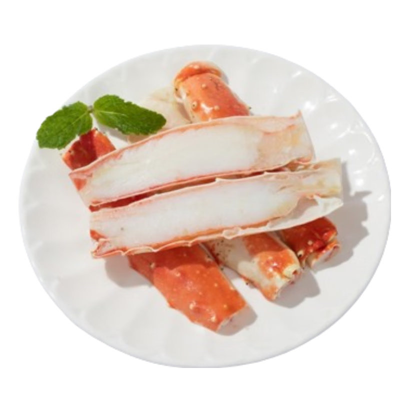 京东超市 冷冻帝王蟹腿 400g 蟹腿切片 盒装 高端食材