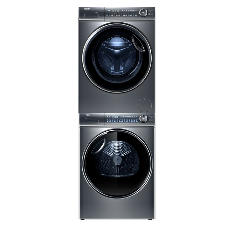 Haier 海尔 精华洗2.0系列 EG100BD66S＋HGY100-F376U1 热泵式洗烘套装 10KG