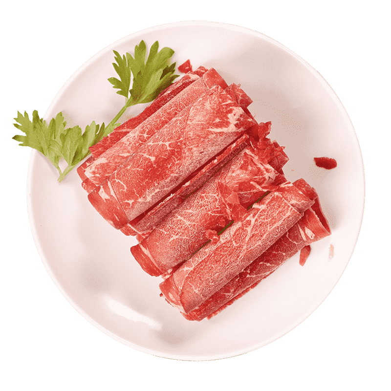 京东超市 海外直采澳洲原切M4-5和牛牛肉卷500g 火锅烧烤健身食材