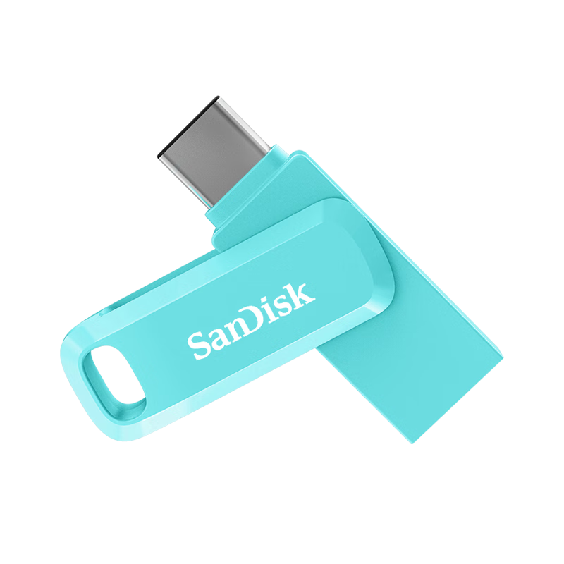 SanDisk 闪迪 高速至尊酷柔系列 SDDDC3-128G-Z46G USB 3.1 U盘 蓝色 128GB USB-A/Type-C双口