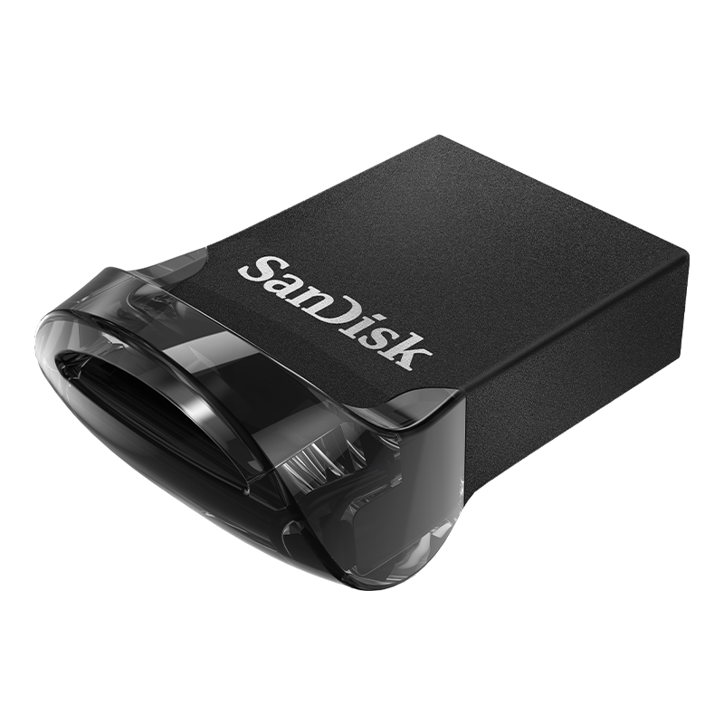 闪迪(SanDisk)64GB USB3.1 U盘 CZ430酷豆 黑色 读速130MB/s 车载U盘 小身材 大容量