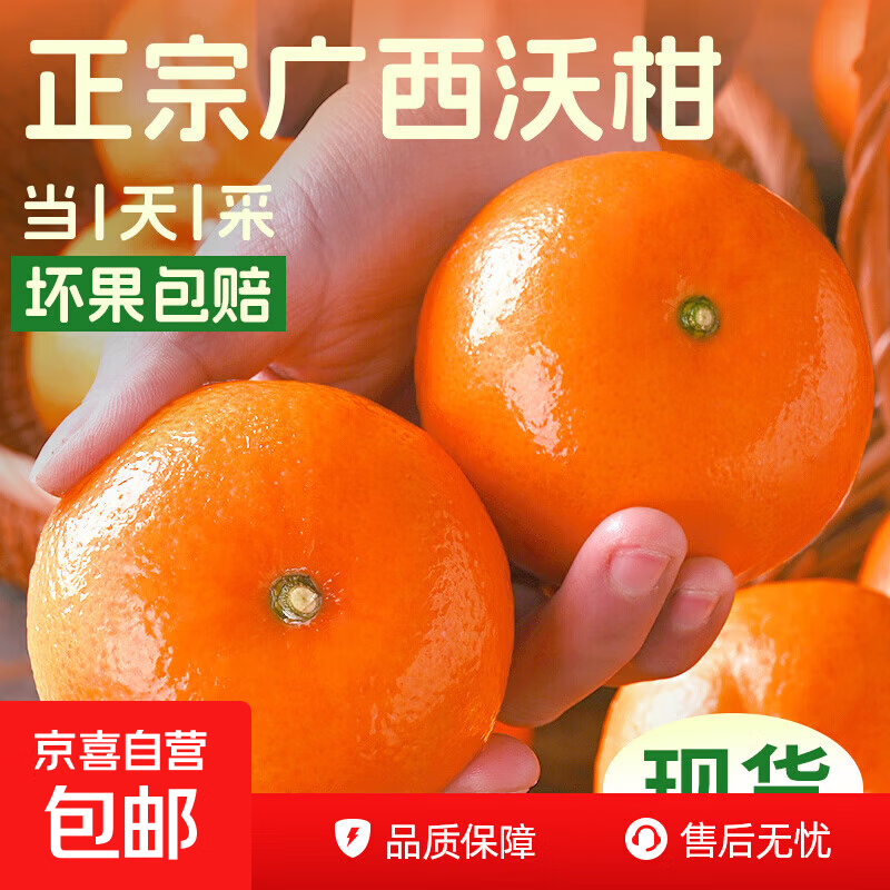 【东东农场专供】广西沃柑新鲜水果当季整箱时令现摘砂糖柑橘桔子 带箱5斤