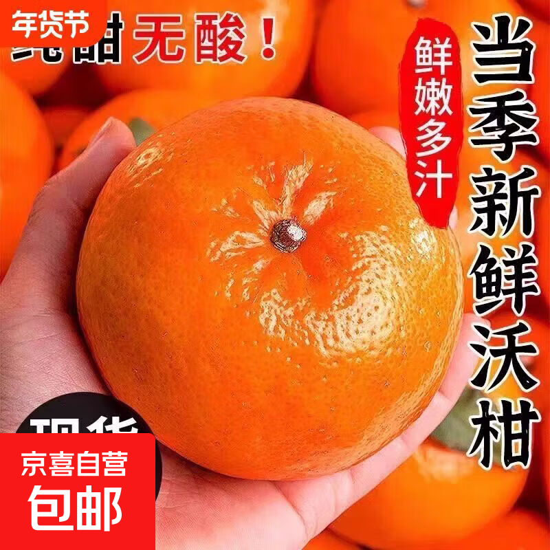 【新鲜沃柑】头茬武鸣沃柑现摘现发新鲜沃柑酸甜多汁包邮 沃柑中小果带箱1斤