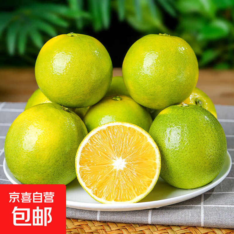 正宗云南高山冰糖橙水果新鲜应当季青皮橙子现摘爆甜多汁柑橘桔 2斤 单果果径50-55