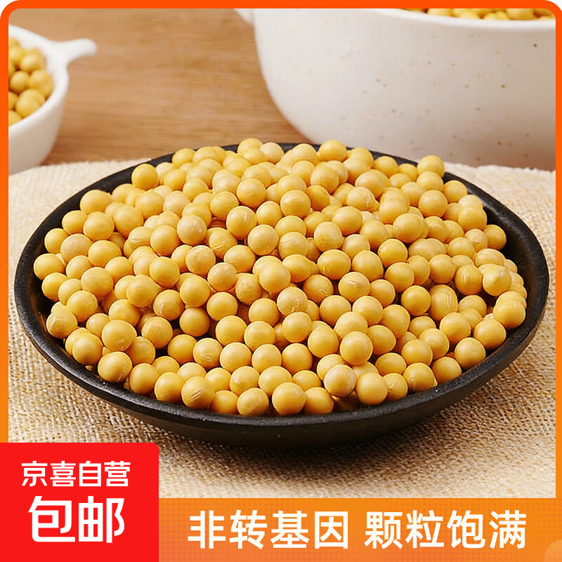 黄豆 东北非转基因新农家自种大豆生豆芽打豆浆专用五谷杂粮 黄豆1斤