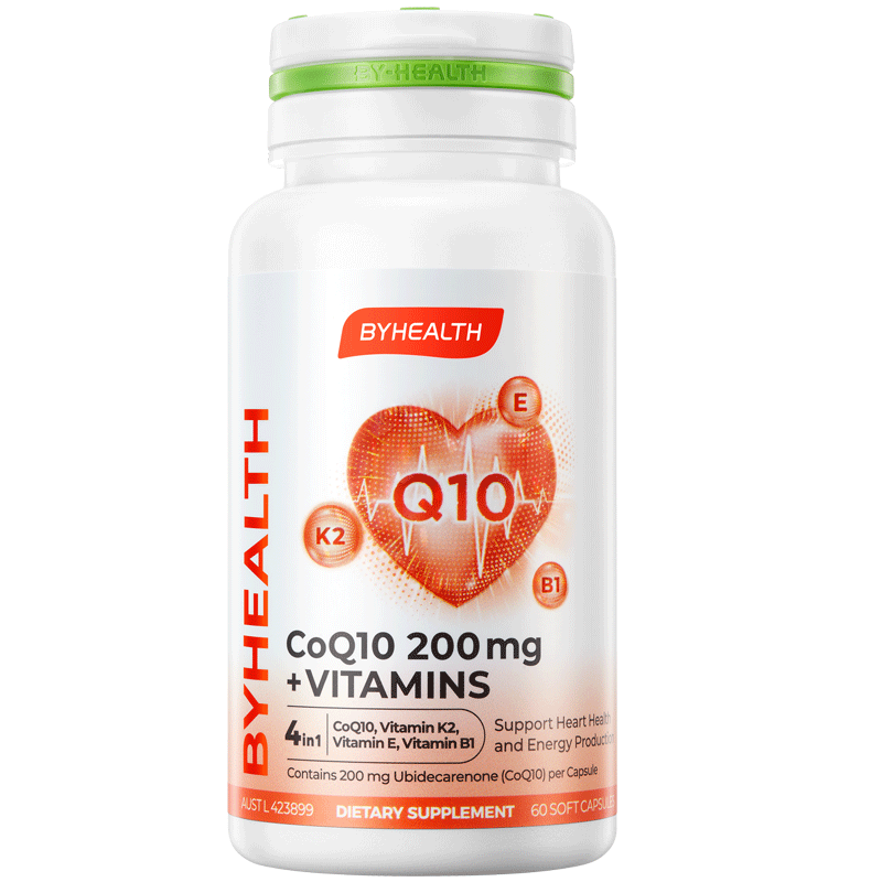 ����������BYHEALTH����øq10�ǻ���Ѫ���ļ�����200mg�ߺ�����ø�غ�άEάB1άK2 60����������ѡ  Ч�ڵ�25��10�¡�