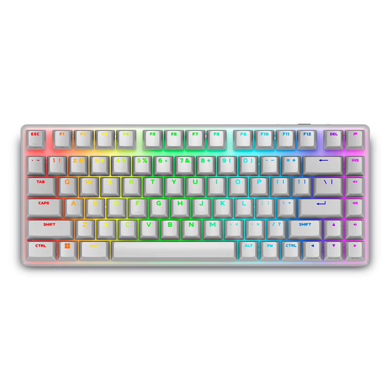 ALIENWARE 外星人 AW PRO 三模机械键盘 白色 线性轴 RGB