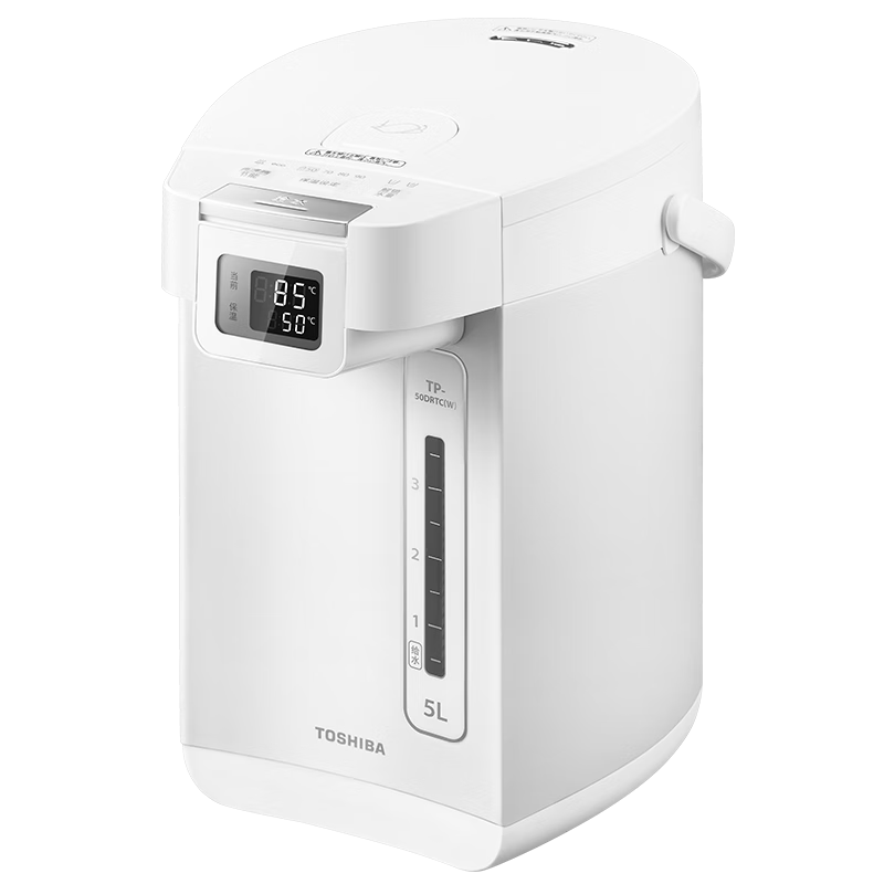 东芝（TOSHIBA）【保价618】水物语安全电热水瓶316L不锈钢0涂层0胶水电热水壶大容量恒温沸腾除氯烧水壶多段 5L 【316L不锈钢】