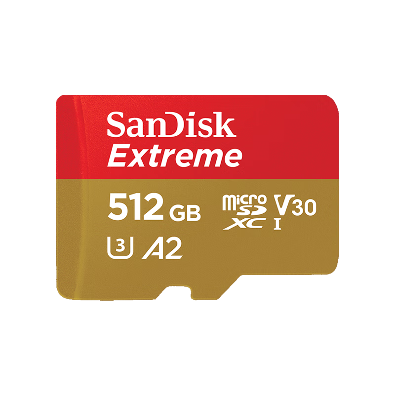 ϣSanDisk512GB TF(MicroSD)ڴ濨 4KٽA2 V30 U3г¼ ˶˻ ش洢 190MB/s