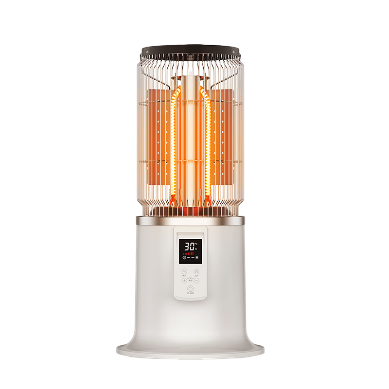 舒飛 SOFLY圍爐取暖器家用 鳥(niǎo)籠取暖器小太陽(yáng)烤火爐電暖器 全屋大面積客廳電熱取暖桌圍爐煮茶電暖氣靜音節(jié)能 象牙白( 2200W 5檔智能恒溫） CV-220R