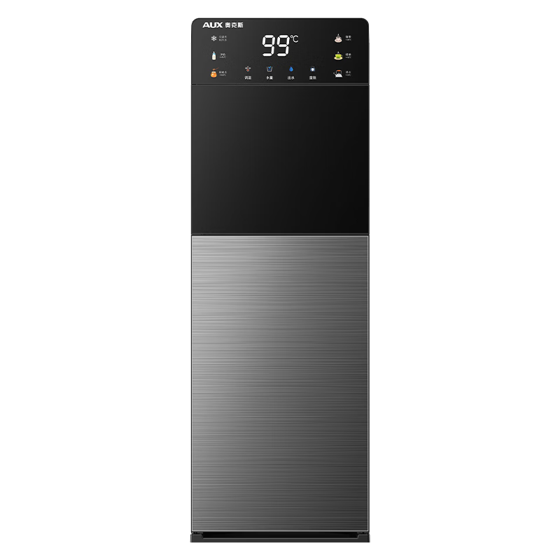 奥克斯（AUX）家用三秒速热饮水机 智能触控屏一键调节 6档温度可调3档水位缺水提醒饮水机冷热款YLS-20A02J