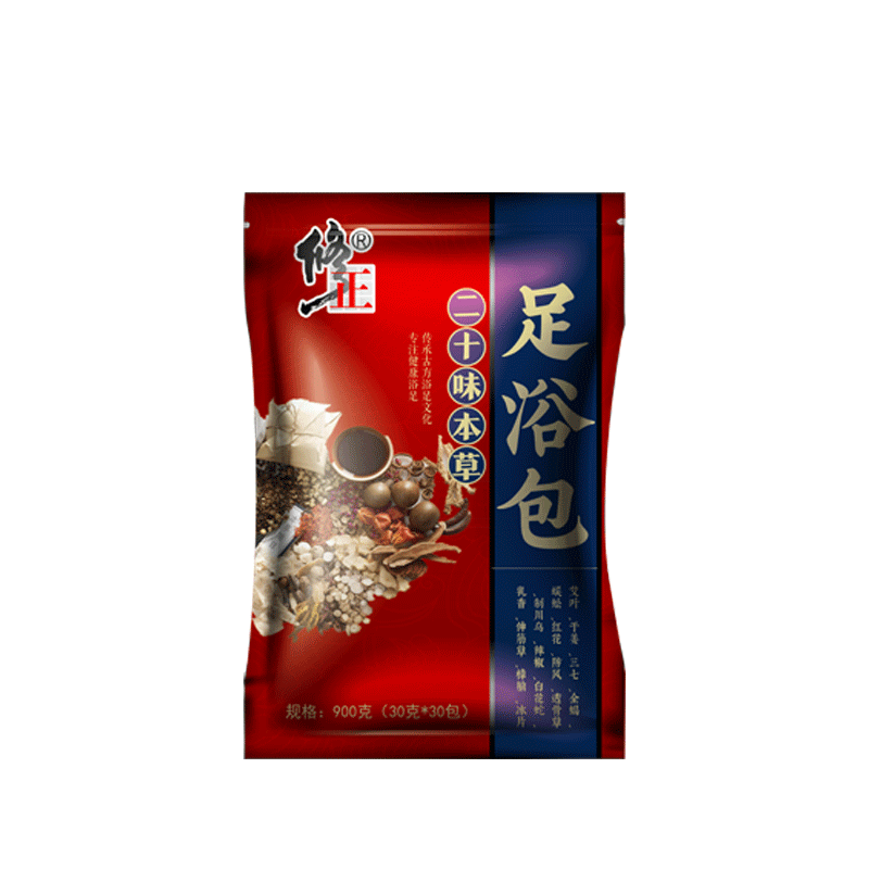 修正草本足浴包艾草生姜泡腳包濕氣寒氣艾葉濕氣宮寒睡眠免煮暖足男女 足浴包1包【共30小包】體驗(yàn)裝