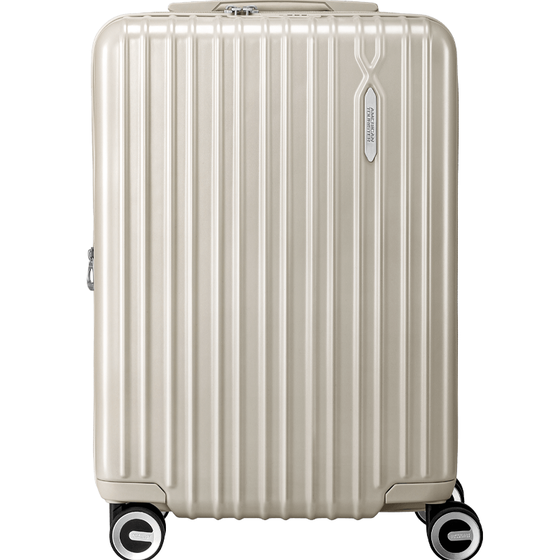 美旅 箱包商务可登机行李箱20英寸轻便拉杆箱飞机轮旅行密码箱79B珍珠白 20英寸-无侧把手