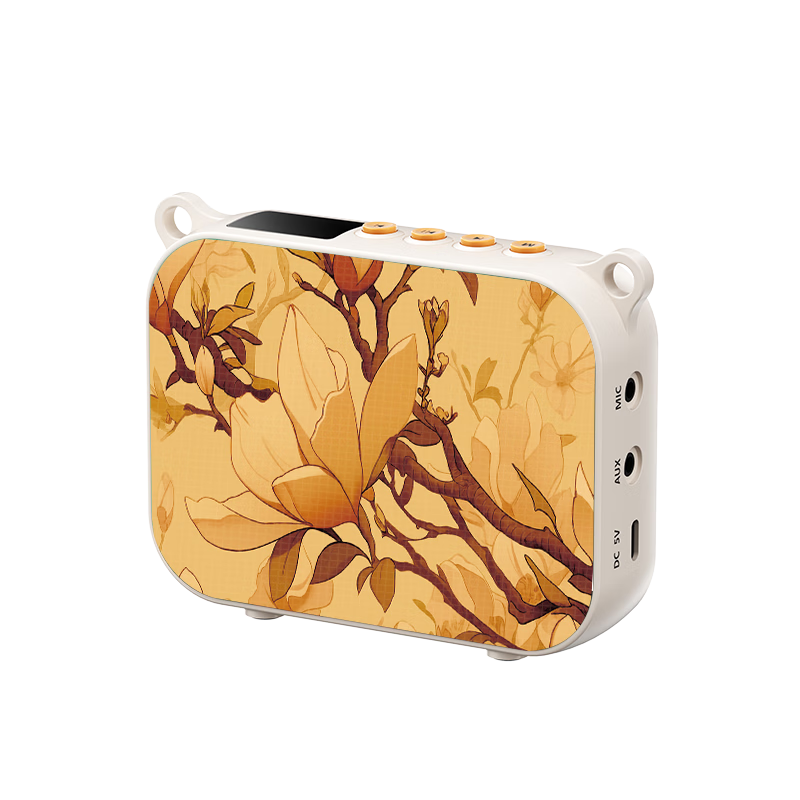 得勝（TAKSTAR）E30SET白玉蘭小蜜蜂擴音器 教師專用導游喇叭腰掛國風藍牙小音箱喊話器講課麥克風 有線版