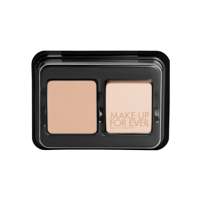 百亿补贴：make up for ever/玫珂菲 仿真肌丝绒 11g 粉饼 陶瓷白 #1R02 39.9元