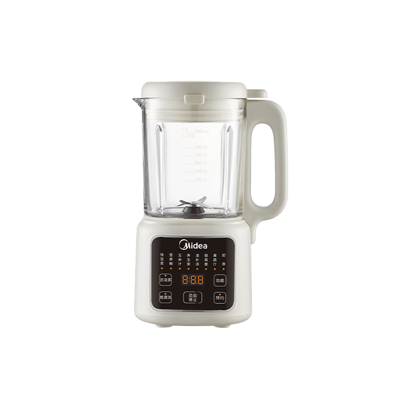 ���ģ�Midea�������� 1-2���Ʊڻ�С�ͼ��ö๦��ե֭����ʳ��ȫ�Զ������Ʊڶ����� ��������ϴ��������˫ĥ DJ12B-B40P70 1.2L
