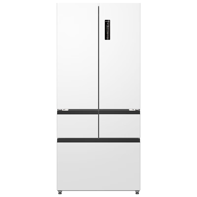 美菱（MeiLing）507升法式多门五门超薄零嵌入式冰箱家用双系统双循环大容量无霜变频一级能效BCD-507WPU9CZX白
