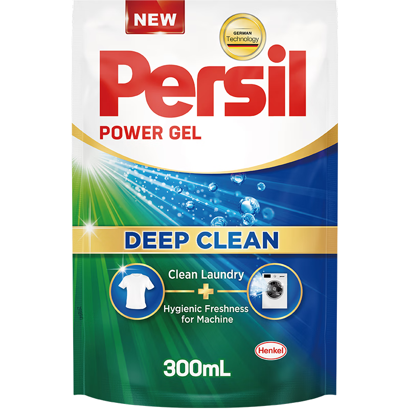 宝莹（Persil）汉高进口洗衣液300ml袋装除菌除螨强效去污护色婴儿洗衣液酵素