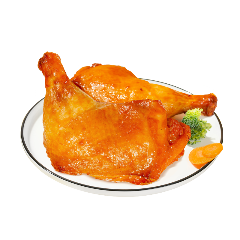 上鲜 尖叫霸气大鸡腿(川渝麻辣味)230g*4袋 麦肯烤全腿空气炸锅食材