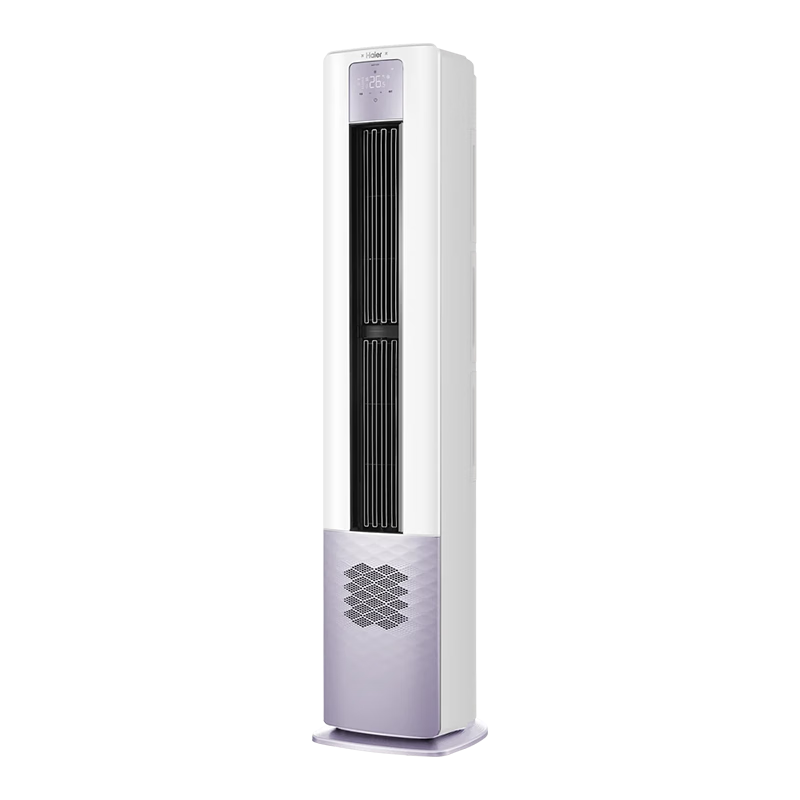 Haier 海尔 新风空调 雷神者II代 新一级能效变频冷暖客厅圆柱立式柜机 节能静音省电 除菌自清洁