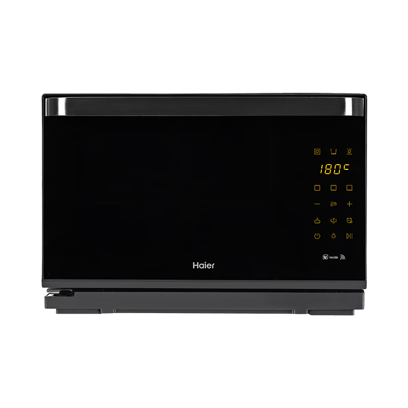 海尔（Haier）蒸汽烤箱 智能电蒸箱电烤箱 家用大容量28L蒸烤一体机 黑色 KZ-E7U1