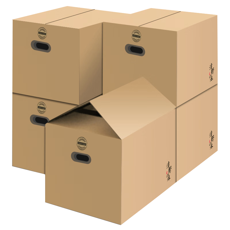 ��Ұ��ľ���ֽ��칫ֽ�� �п��� 70*50*50cm 5��װ