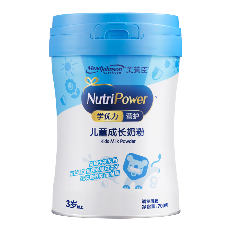 美贊臣學(xué)優(yōu)力營護兒童成長奶粉4段700g 【乳鐵蛋白 升級三重保護】
