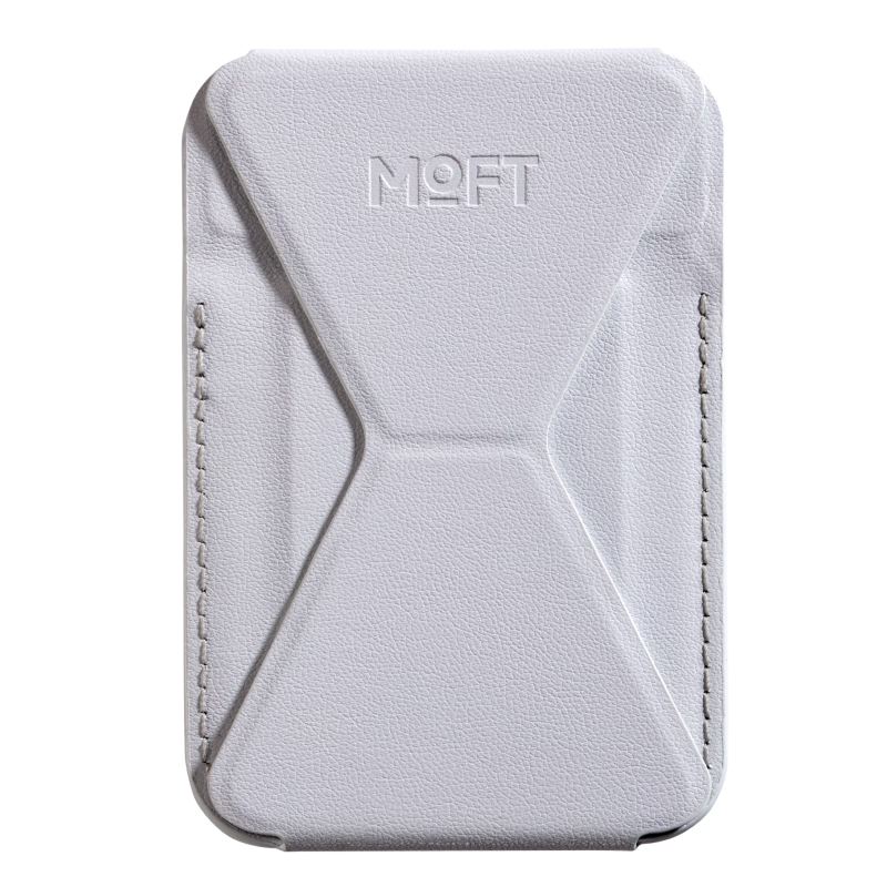 MOFT适用iPhone15/14/13磁吸手机支架ProMax卡包桌面无线充便携自拍MagSafe 迷雾灰 GEN4代