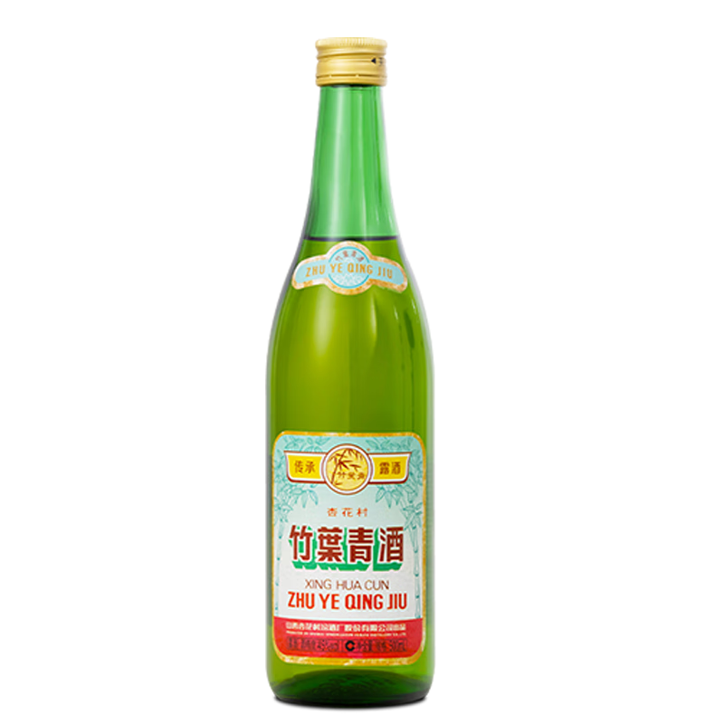 竹叶青 复古竹 45%vol 清香型白酒 500ml 单瓶装