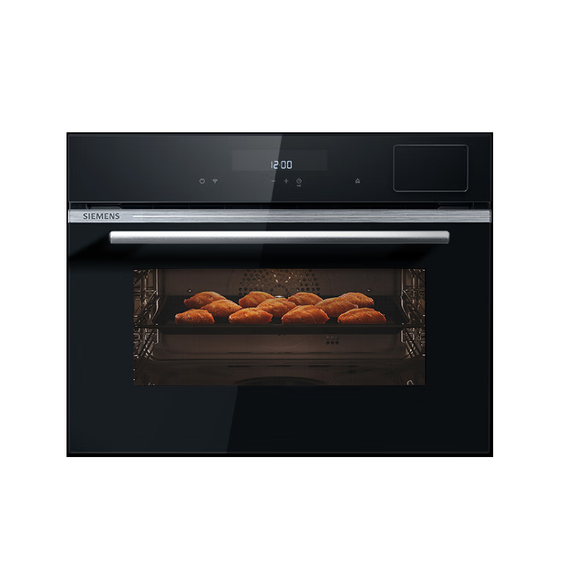 再降价、PLUS会员：SIEMENS 西门子 黑魔方 嵌入式蒸烤箱 CS8J4DNB1W