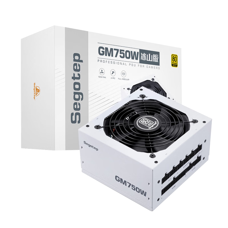 ���ڲ������߲ʺ��ιȣ�Segotep��GM650W 750W 850W 80plus ATX3.1 SFXС��Դ ����ȫģ��̨ʽ����Դ GM750W ����ȫģ ��ATX3.1�� ��ɫ
