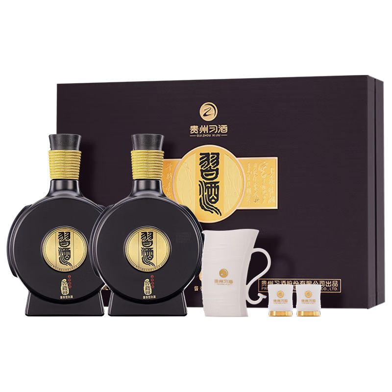 习酒 窖藏1988 酱香型白酒 53度 500mL 2瓶 礼盒装