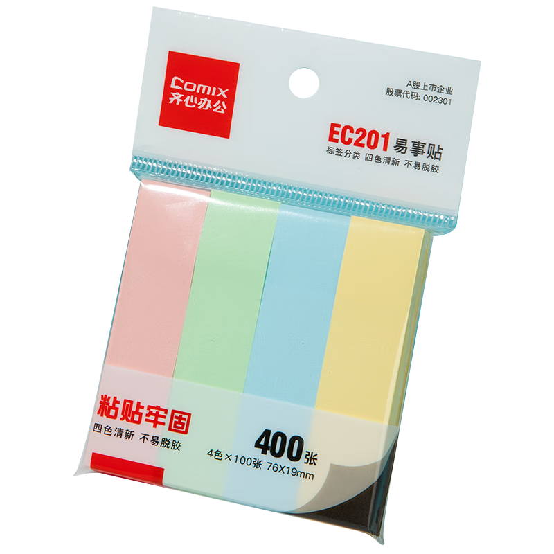 ģCOMIXƷ400ű/ǩֽ/ǩ///ǩ76*19mm칫ľߴյ/ƴEC201