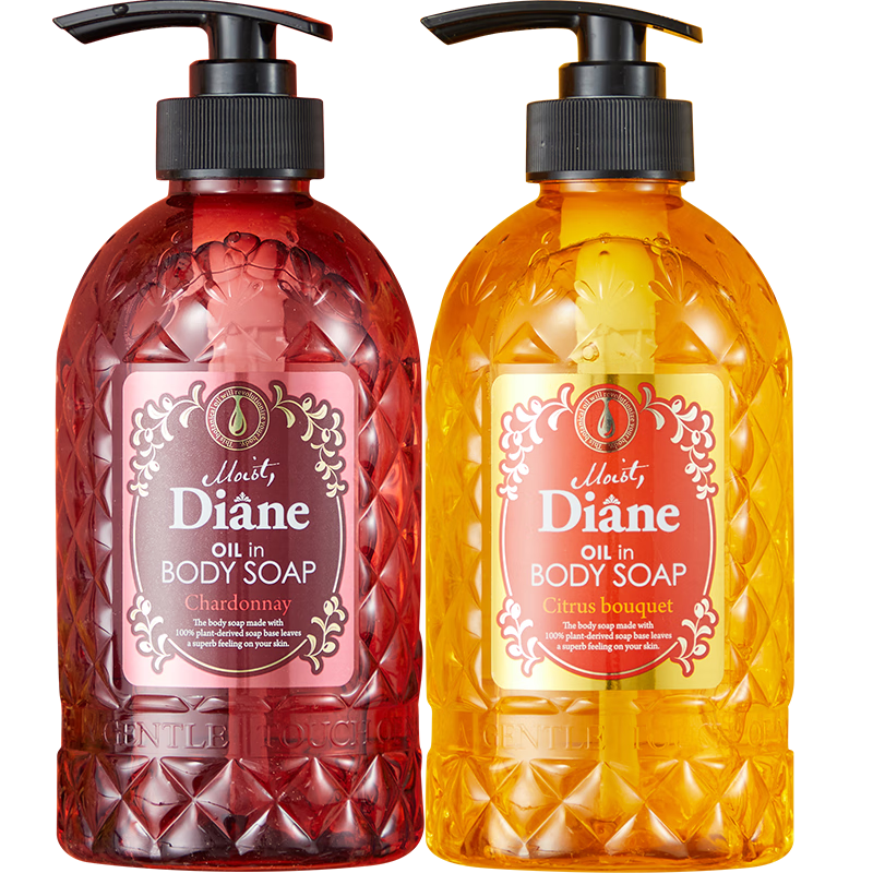 Moist Diane 黛丝恩 精油沐浴露套装 (莎当妮香型500ml+柑甜香型500ml)