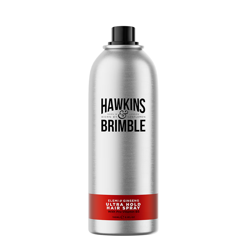 HAWKINS & BRIMBLE霍金斯小银罐定型喷雾持久定型男士发胶定型喷雾150ml礼物男