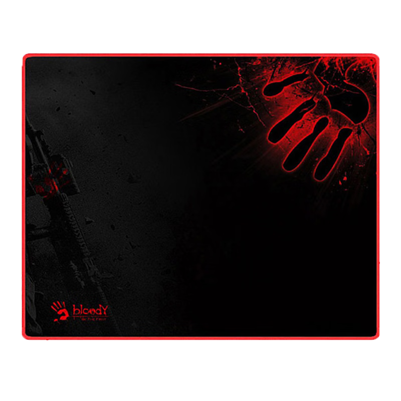 雙飛燕 血手幽靈bloody 鼠標墊絕地PUBG吃雞游戲CSGO細面粗面超大號鎖邊加厚 【粗面操控版】 血魔戰(zhàn)甲墊34*28cm