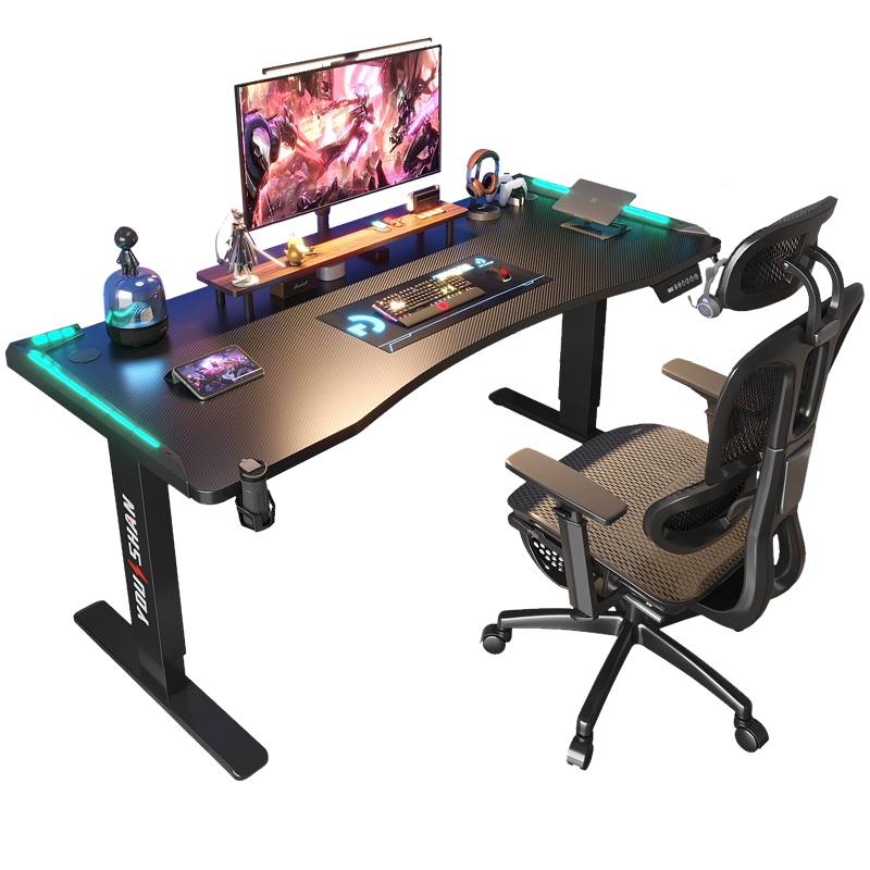 ���ڲ�����ľˇ�����ܵ綯����������վ��ʽ�칫������������ֱ���羺��Ϸ��RGB�� δ��װ��-��ɫ ���������140*60(�뻧)