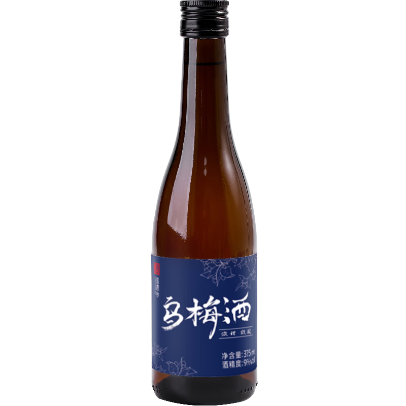 蓝香谷 果酒微醺低度水果酒 12度乌梅酒375ml
