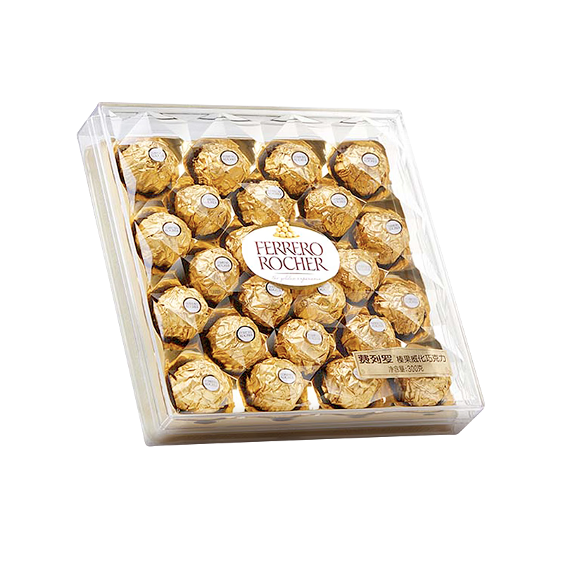 費(fèi)列羅 榛果威化巧克力制品 24粒300g 喜糖 零食 伴手禮 萬(wàn)圣節(jié)糖果