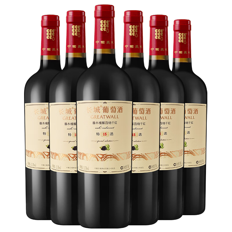 ������ѡ15��ľͰ����ɸɺ����Ѿ�750ml*6ƿ����װ ������������Ʒ448Ԫ