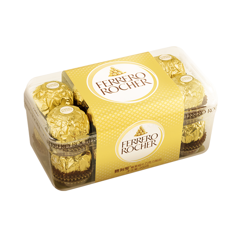 FERRERO ROCHER 费列罗 榛果威化巧克力 16粒 200g 礼盒装